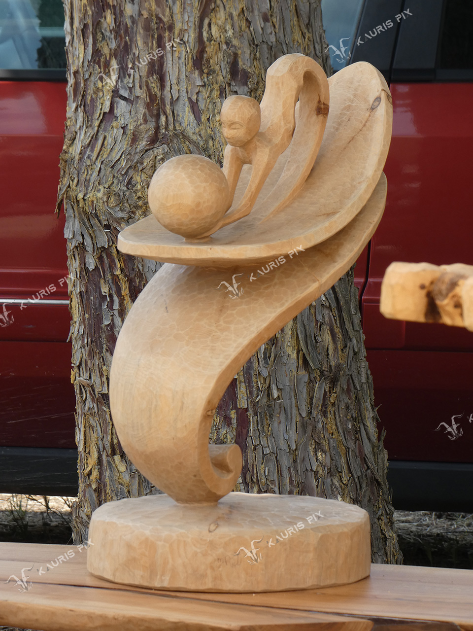 Wooden sculpture